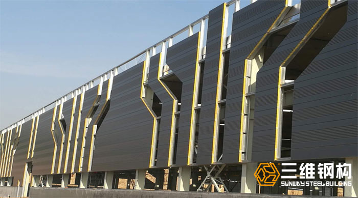 三維鋼結(jié)構(gòu)廠房案例-濟(jì)南邁克閥科技有限公司加工裝配車間